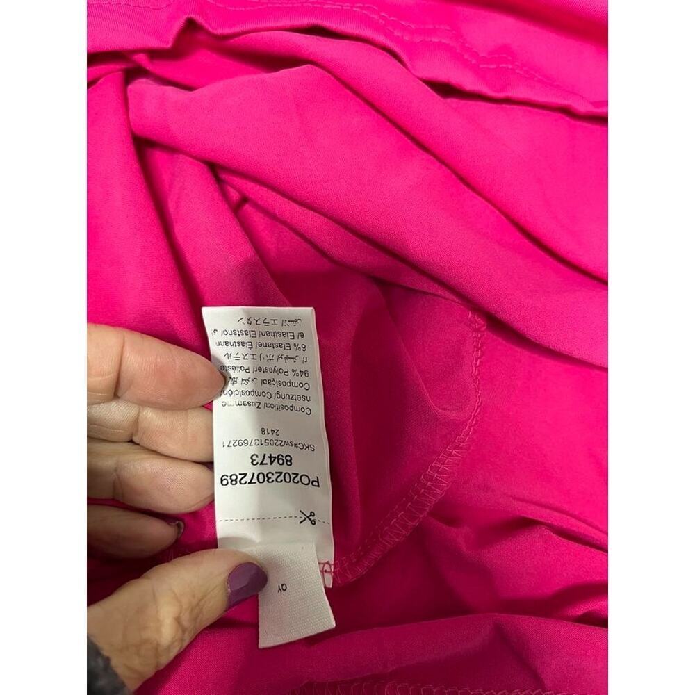 Hot Pink Cutout Bodycon Mini Dress Size XL - Picture 5 of 7